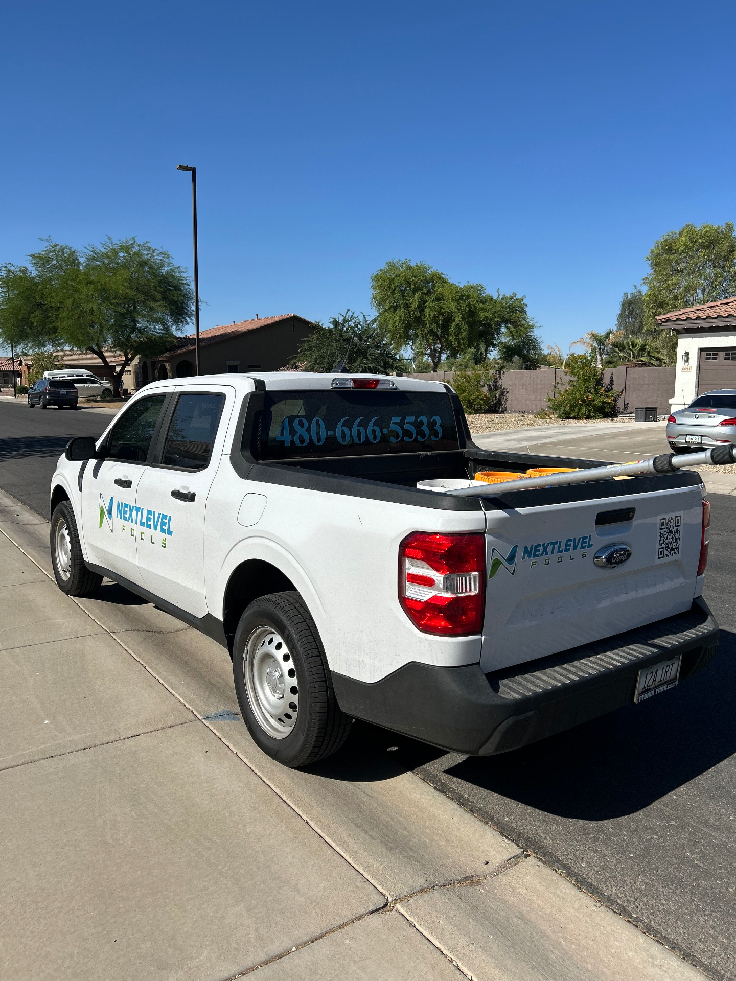 Next Level Pools truck